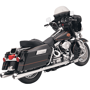 Megaphone Mufflers - Chr/Pol - Tapered - Standard Baffle FLH-517