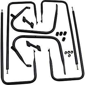 Saddlebag Rail - Black - FLT - '09 - '13 3501-1248