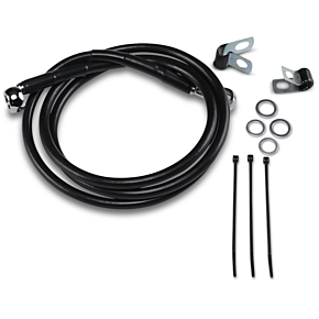 Brake Line - Front - Black - +10" 1741-2555