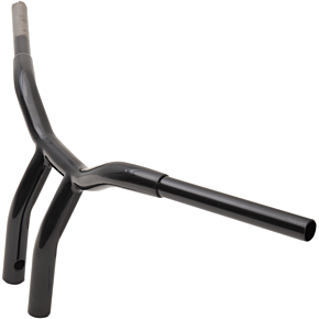 Handlebar - Kage Fighter - One Piece - Bent - 10" - Black LA-7338-10B