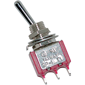 Mini High/low Beam Toggle Switch 5-amp 1/4" Hole