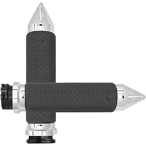 Grips - Memory Foam - Small - Spike - Chrome MF-63-CH-SPK