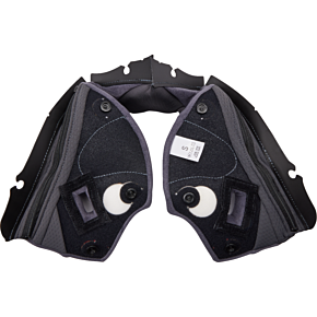 Pista GP RR Cheek Pads - Gray/Yellow - 2XL 20185000564992X