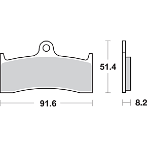 Carbon Tech Brake Pads - Buell 676H.CT