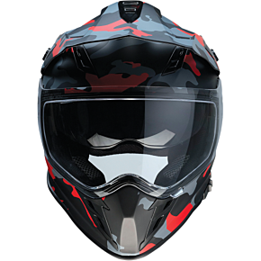 Range Helmet - Camo - Red - XL 0140-0097