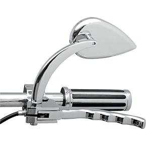 Mirror - Tear Drop - Chrome - Long Stem 0640-0387