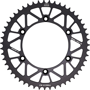 JT Sprockets Rear Sprocket - 520 - Black - 51 Tooth JTA822.51BLK