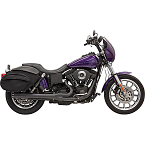 2:1 Exhaust - Black - Megaphone - Long - '91-'05 FXD 13321R