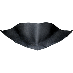 Range Neck Curtain - Black - XS/L 0134-2840