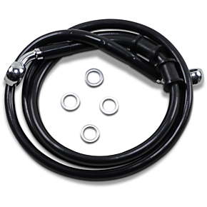 Brake Line - Front - +8" - Black - XL 1741-5365