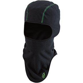 Balaclava Fleece - Black/Green - Small/Medium 2503-0363