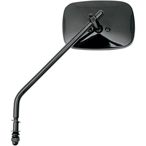 Die Cast Mirror - Long Stem - Black 0640-0657
