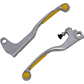 Moose Racing Yellow Competition Lever Set for RM/RMX/DR