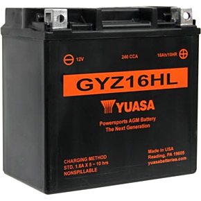 Yuasa AGM Battery - GYZ16HL YUAM716GHL