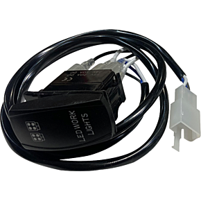 Rocker Switch w/ Connector - Cube Light BL-WHSW2