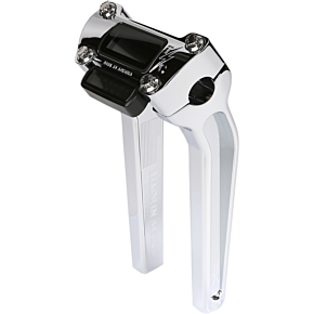Risers - Pull Back - 9-1/2" - Gauge Cutout - Chrome TSC-9500-3