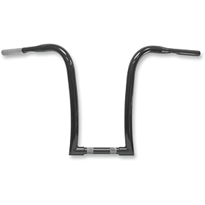 Handlebar - Ape Hanger - 1-1/4" Diameter - 16" Rise - Black LA-7341-16B