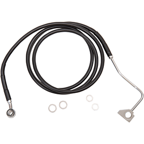 Brake Line - Front - Black - +6" with ABS 1741-3997