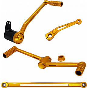 SpeedLiner Foot Control Kit w/ Heel/Toe Shifter - Gold 420-101
