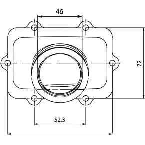 Carburetor Flange - Ski-Doo 104585