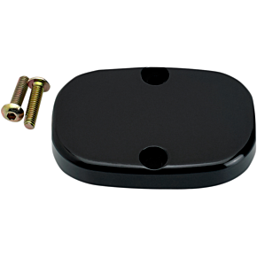Joker Machine Master Cylinder Cover - Smooth -  Black - FL 08-010B