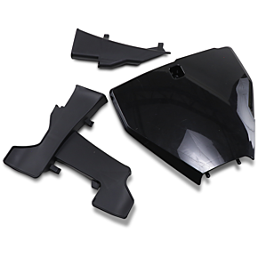 Ufo Front Number Plate - Black - With Guide HU03395001