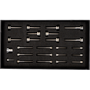 Bitchin' Bolts Hardware Kit - Titanium - M8 - Transmission TM-1050-I