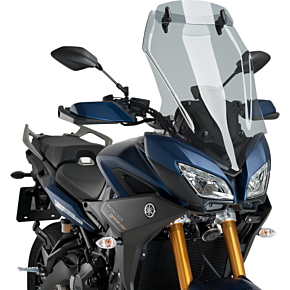 PUIG Touring Windscreen - Light Smoke - Yamaha