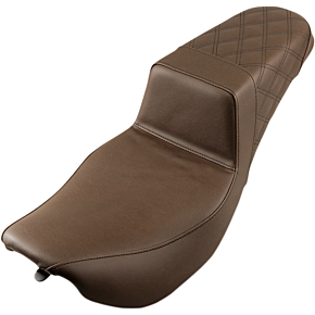 Step Up Seat - Passenger Lattice Stitched - Brown