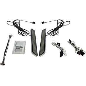 Custom Dynamics LED Fork Light - Smoke - Chrome CD-FORK-BCM-SC