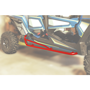 Moose Racing Nerf Bars - Red - RZR 4-Seater