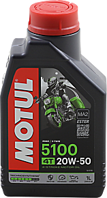 MOTUL 5100 4T Synthetic Blend Oil  - 20W-50 - 1L 109944