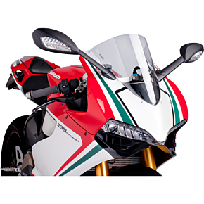 PUIG Race Windscreen - Clear - Panigale