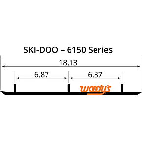 Woodys Wear Bar - Trail Blazer IV™ Flat-Top® - 6" - 60° TSD4-6150