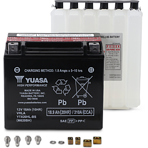 Yuasa AGM Battery - YTX20HL-BS - .93 L YUAM620BH