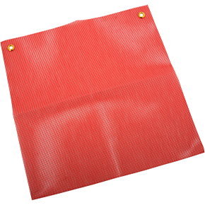 Warning Flag - 18" x 18" - Mesh 9123