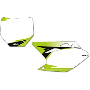 Graphic Number Plates - White/Green - KX250F 12-64122