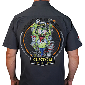 Fabrication Monster Shop Shirt - Gray - Large FE50220L
