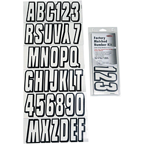 I.D. Sticker Kit - 320 Series - Clear 320 CLBLK