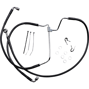 Brake Line - Front - Black - +2" 1741-3976