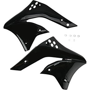 Acerbis Radiator Shrouds - 06 KX 250 F - Black
