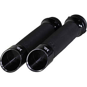 Khrome Werks Grips - Edge - Custom Contour - TBW - Black 500140