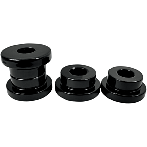 La Choppers Riser Bushings - Solid - Black LA-7400-50B