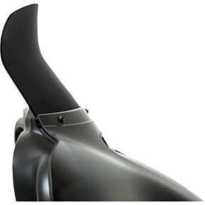 Memphis Shades Spoiler Windshield - 8.5" - Dark Black Smoke - FLH '14+ MEP84810