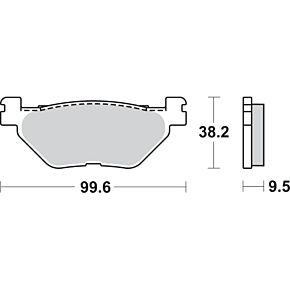 Sbs LS Brake Pads - Yamaha - 769LS 769LS