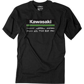 Kawasaki 21 Racewear T-Shirt - Black - Medium 24-87122