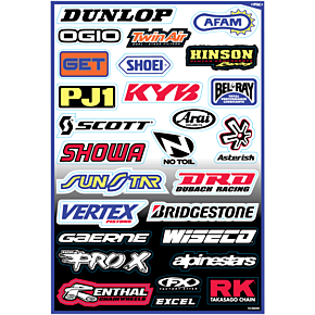 Decal Kit - Sponsor A 10-68000
