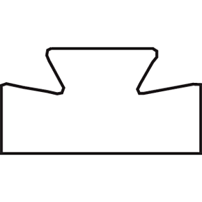 Black Replacement Slide - UHMW - Profile 09 - Length 47.00" - John Deere 09-4700-0-01-01