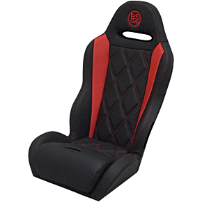 Performance Seat - Big Diamond - Black/Red - Arctic Cat/Can-Am/Yamaha '13-'20 PEBURDBDC1