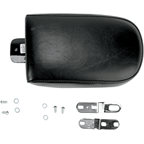 Le Pera Bare Bones Pillion Pad - Smooth - Black - Dyna LN-001P